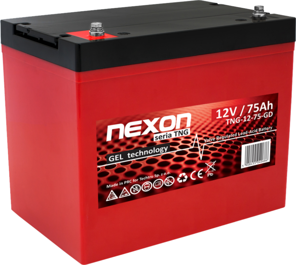 NEXON TNG Akumulator VRLA GEL 12V 75Ah (Żywotność 12 lat)