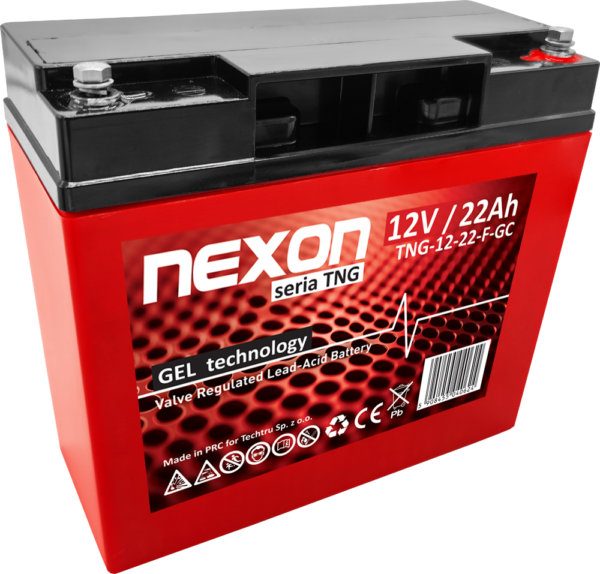 NEXON TNG Akumulator VRLA GEL 12V 22Ah (F) (Żywotność 12 lat)