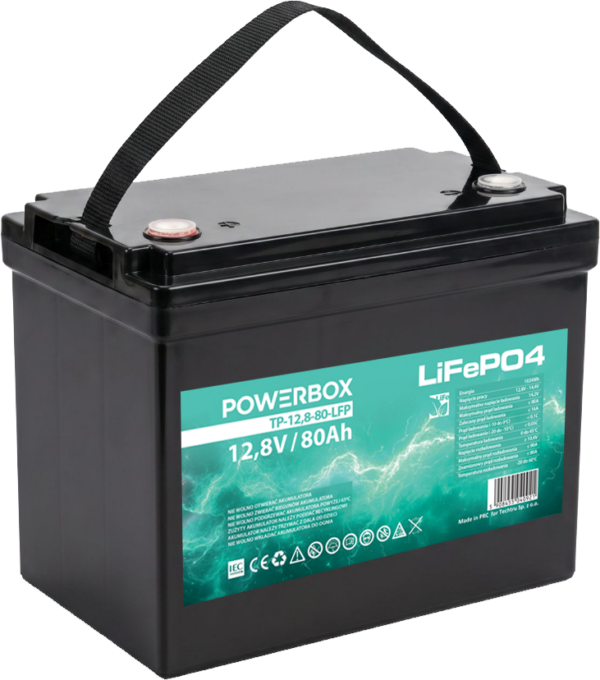POWERBOX Akumulator LiFePO4 12,8V 80Ah