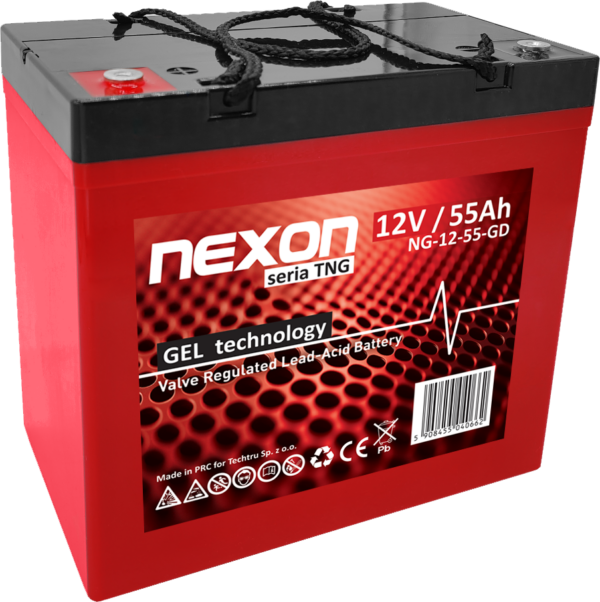 NEXON TNG Akumulator VRLA GEL 12V 55Ah (Żywotność 12 lat)