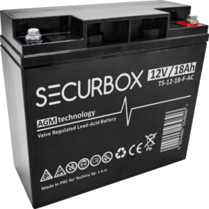 SECURBOX Akumulator  VRLA AGM 12V 18Ah (F) (Żywotność 5 lat)