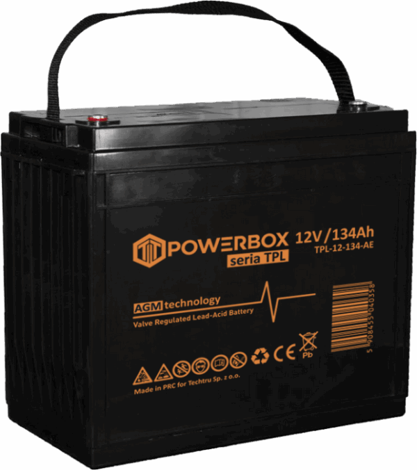 POWERBOX TPL Akumulator VRLA AGM 12V 134Ah (Żywotność 12 lat)