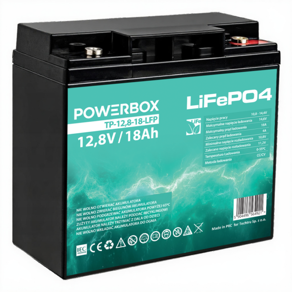 POWERBOX Akumulator LiFePO4 12,8V 18Ah