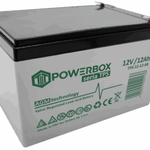 POWERBOX TPS Akumulator VRLA AGM 12V 12Ah (Żywotność 6-9 lat)