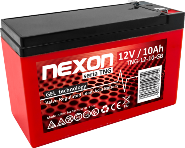 NEXON TNG Akumulator VRLA GEL 12V 10Ah (T) (Żywotność 12 lat)