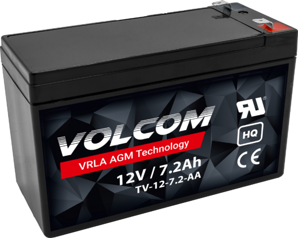 6e66195753c4412501d5f50b7e6e147b.png VOLCOM Akumulator VRLA AGM 12V 7,2Ah (Żywotność 3-5 lat)