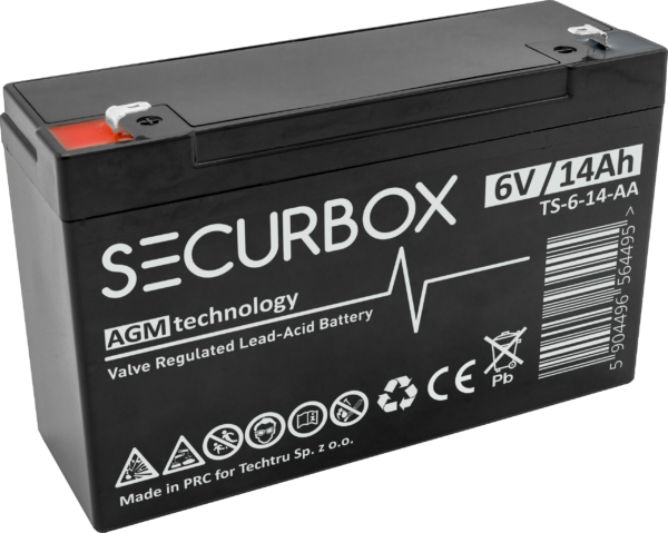 SECURBOX Akumulator VRLA AGM 6V 14Ah