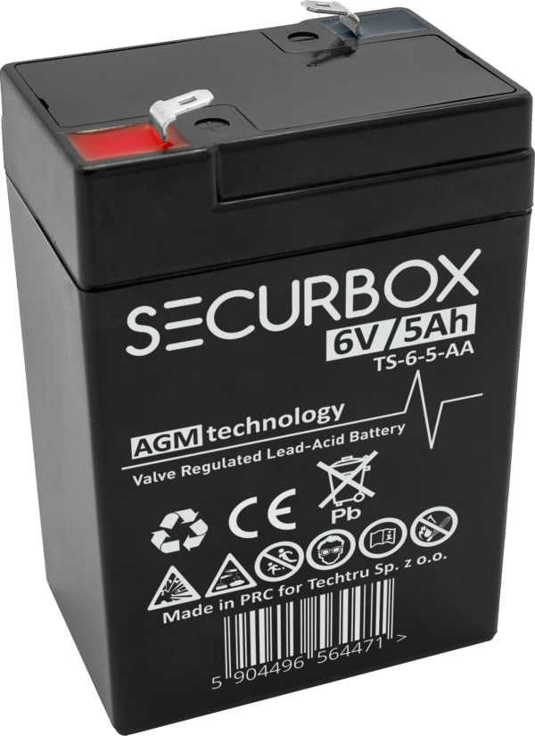 SECURBOX Akumulator VRLA AGM 6V 5Ah