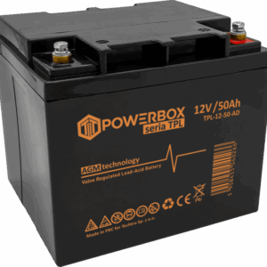 857fad58124a602f6e51cfa05089e9cd.png POWERBOX TPL Akumulator VRLA AGM 12V 50Ah (Żywotność 12 lat)