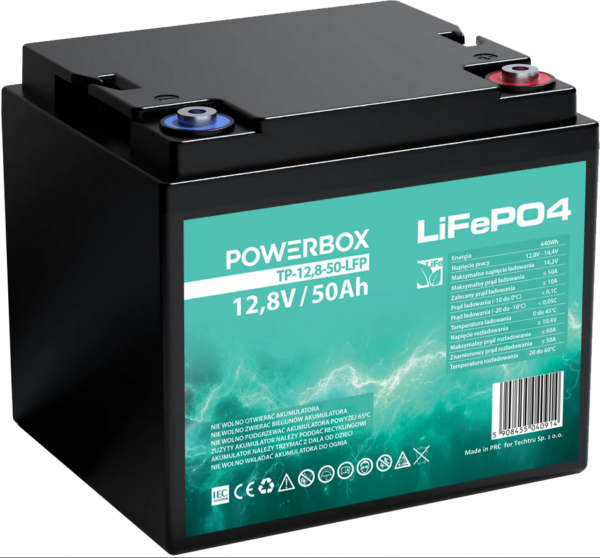 POWERBOX Akumulator LiFePO4 12,8V 50Ah