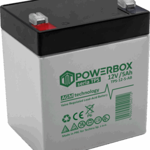 POWERBOX TPS Akumulator VRLA AGM 12V 5Ah (Żywotność 6-9 lat)