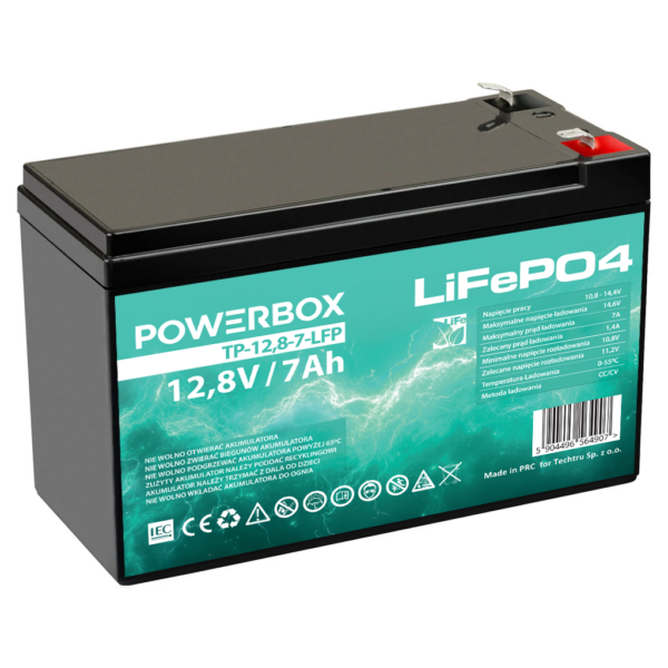 POWERBOX Akumulator LiFePO4 12,8V 7Ah
