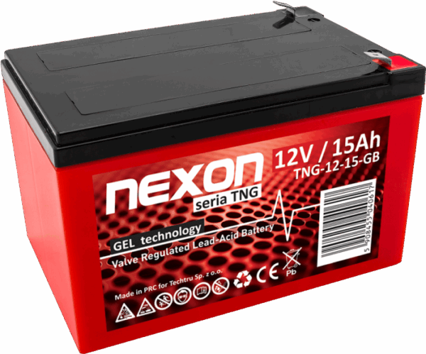 NEXON TNG Akumulator VRLA GEL 12V 15Ah (Żywotność 12 lat)