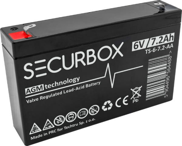 SECURBOX Akumulator VRLA AGM 6V 7,2Ah