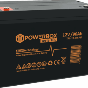 d488b55b1801f533fb09d60c6f54fa30.png POWERBOX TPL Akumulator VRLA AGM 12V 90Ah (Żywotność 12 lat)