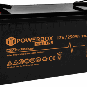 d94854dfd27f87fbdbc2c3a8d9528346.png POWERBOX TPL Akumulator VRLA AGM 12V 250Ah (Żywotność 12 lat)